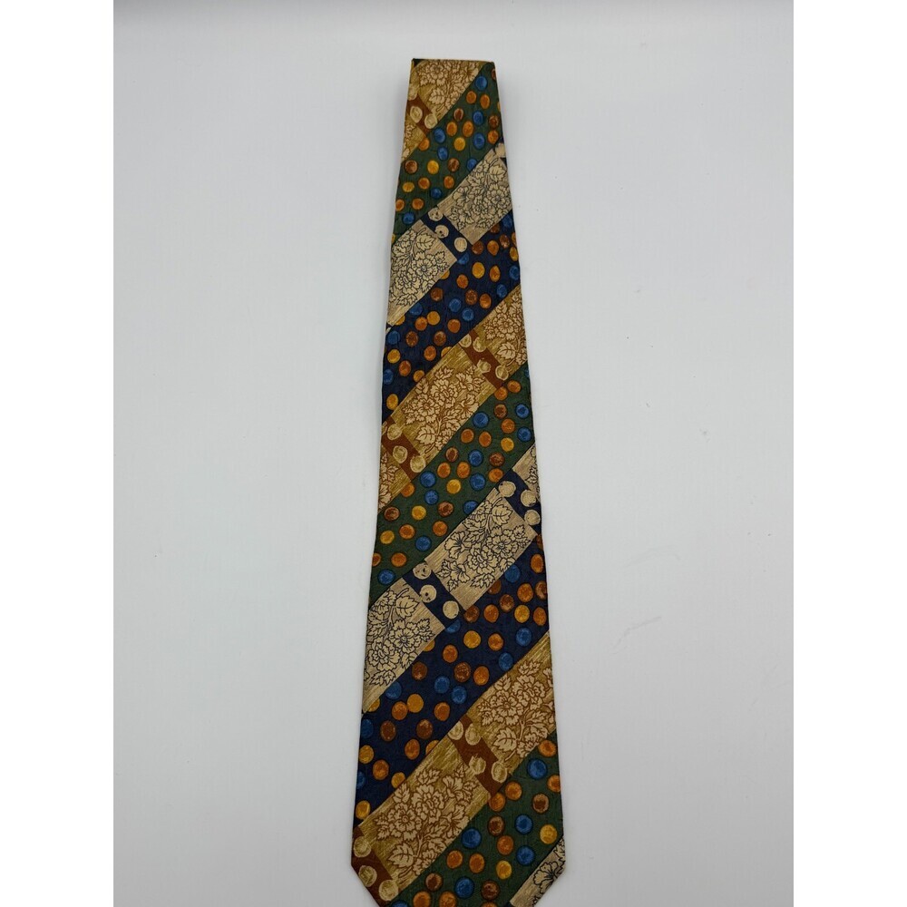Givenchy Essentials Couture Necktie Men's Abstract Geometric Print Silk Tie - Picture 4 of 13